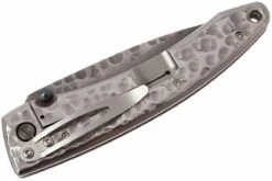 Mcusta MC-114D Forge Tsuchi Large -Couteaux Soldes Boutique MC114D 04 mcusta tsuchi blank aluminium damast mc114d d4