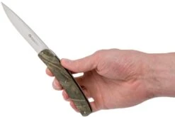 Maserin Gourmet Green Burl Couteau De Poche, 380/RV -Couteaux Soldes Boutique ME 380 RV 08 maserin