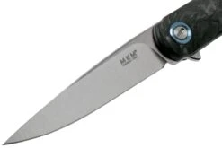 MKM Flame Drop FL01-FCT Marble Carbon Fiber Couteau De Poche, Michael Zieba Design -Couteaux Soldes Boutique MMK FL01 FCT 03 mkm knives
