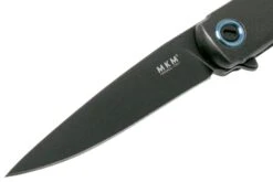 MKM Flame Drop FL01-TDSW Dark Stonewash Titanium Couteau De Poche, Michael Zieba Design -Couteaux Soldes Boutique MMK FL01 TDSW 03 mkm knives