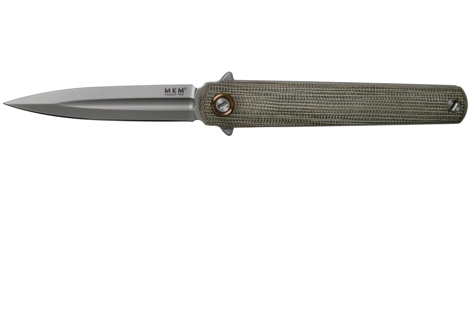 MKM Flame Dagger FL02-GCT Green Canvas Micarta Couteau De Poche, Michael Zieba Design 3 MKM Flame Dagger FL02-GCT Green Canvas Micarta Couteau De Poche, Michael Zieba Design