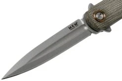 MKM Flame Dagger FL02-GCT Green Canvas Micarta Couteau De Poche, Michael Zieba Design 12 MKM Flame Dagger FL02-GCT Green Canvas Micarta Couteau De Poche, Michael Zieba Design -Couteaux Soldes Boutique MMK FL02 GCT 03 mkm knives