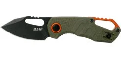 MKM Isonzo FX03-3PGO Clip Point OD Green FRN, Black Blade Couteau De Poche, Jesper Voxnaes Design