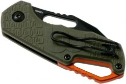 MKM Isonzo FX03-3PGO Clip Point OD Green FRN, Black Blade Couteau De Poche, Jesper Voxnaes Design -Couteaux Soldes Boutique MMK FX03 3PGO 04 mkm knives