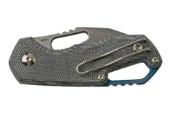 MKM Isonzo FX03M-2BC Cleaver M390, Black Canvas Micarta, Couteau De Poche, Jesper Voxnaes Design -Couteaux Soldes Boutique MMK FX03M 2BC 04 mkm