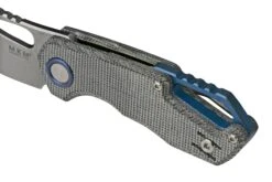 MKM Isonzo FX03M-2BC Cleaver M390, Black Canvas Micarta, Couteau De Poche, Jesper Voxnaes Design -Couteaux Soldes Boutique MMK FX03M 2BC 05 mkm