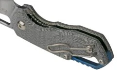 MKM Isonzo FX03M-2BC Cleaver M390, Black Canvas Micarta, Couteau De Poche, Jesper Voxnaes Design -Couteaux Soldes Boutique MMK FX03M 2BC 06 mkm