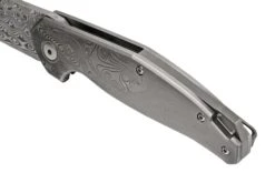 MKM Goccia Damasteel Rose, Limited Edition Couteau De Poche -Couteaux Soldes Boutique MMK GC D 05 mkm