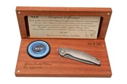 MKM Goccia Damasteel Rose, Limited Edition Couteau De Poche -Couteaux Soldes Boutique MMK GC D 07 mkm