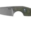 MKM Mikro 2 Wharncliffe, Stonewashed Green Canvas Micarta Couteau De Cou, Jesper Voxnaes Design -Couteaux Soldes Boutique MMK MR02 GC 01 mkm knives