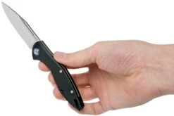 MKM Fara MY01-A Black Aluminum Couteau De Poche, Lucas Burnley Design -Couteaux Soldes Boutique MMK MY01 A 08 mkm knives