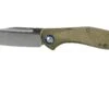 MKM Fara MY01-GC Green Micarta Couteau De Poche, Lucas Burnley Design -Couteaux Soldes Boutique MMK MY01 GC 01 mkm knives