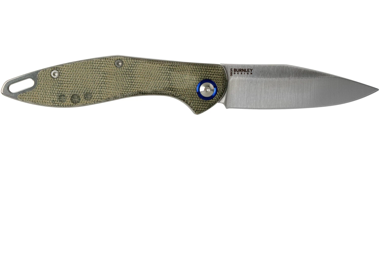 MKM Fara MY01-GC Green Micarta Couteau De Poche, Lucas Burnley Design 4 MKM Fara MY01-GC Green Micarta Couteau De Poche, Lucas Burnley Design – Image 2
