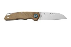 MKM Root RT-NC Satin Natural Canvas Micarta, Couteau De Poche, Jens Anso Design -Couteaux Soldes Boutique MMK RT NC 02 mkm