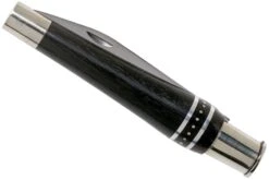 Nontron No. 22 Nickel Silver Turning Ferrule, Marquetry Ebony Aluminium, Double Ferrule NN22DVEBALU Couteau De Poche -Couteaux Soldes Boutique NN22DVEBALU 04 nontron