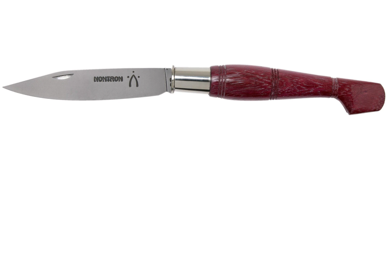 Nontron No. 25 Turning Ferrule, Amarante, Clog Shape NN25AMA Couteau De Poche 3 Nontron No. 25 Turning Ferrule, Amarante, Clog Shape NN25AMA Couteau De Poche