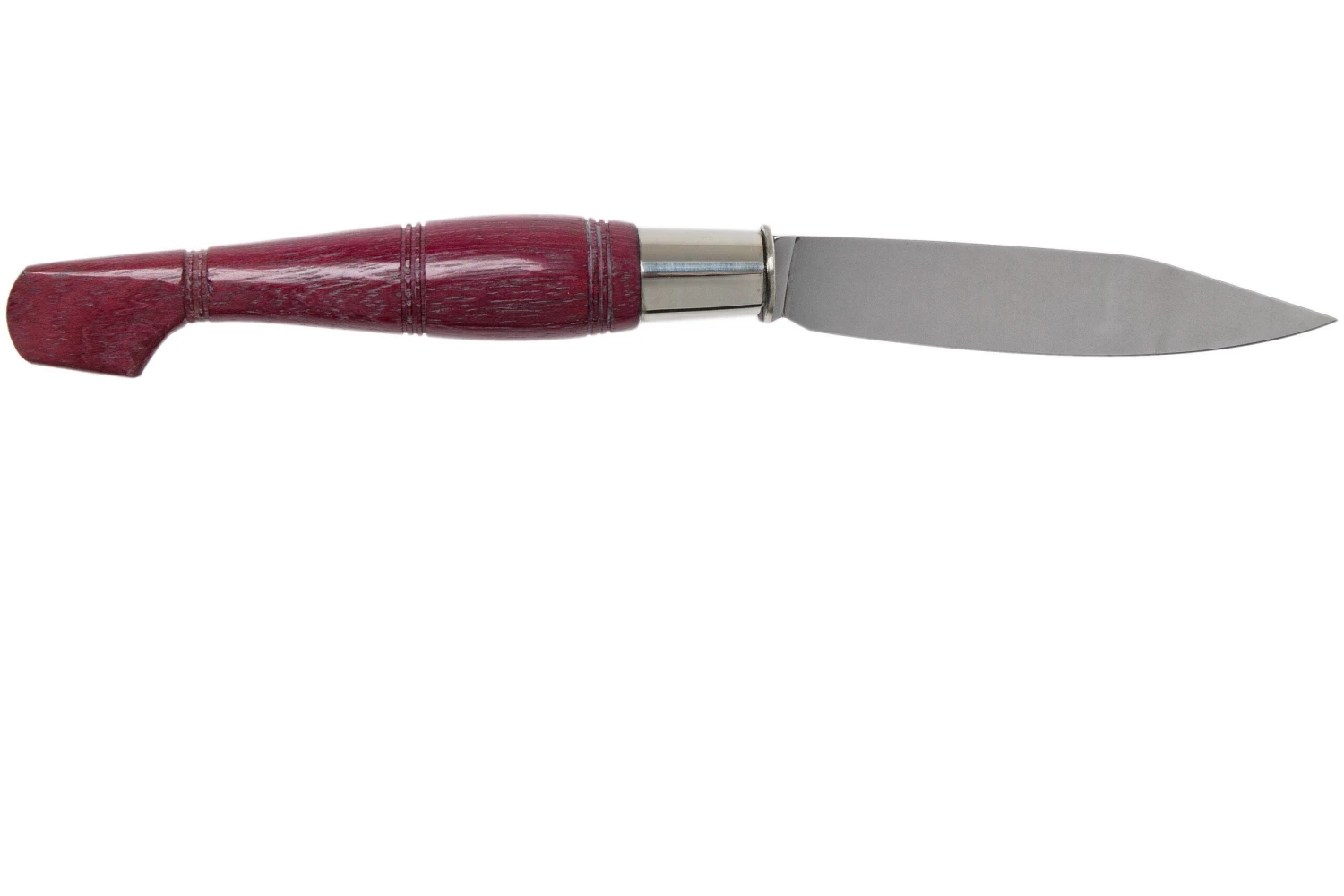 Nontron No. 25 Turning Ferrule, Amarante, Clog Shape NN25AMA Couteau De Poche 4 Nontron No. 25 Turning Ferrule, Amarante, Clog Shape NN25AMA Couteau De Poche – Image 2