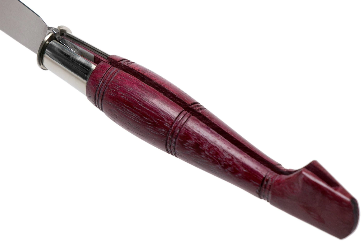 Nontron No. 25 Turning Ferrule, Amarante, Clog Shape NN25AMA Couteau De Poche 7 Nontron No. 25 Turning Ferrule, Amarante, Clog Shape NN25AMA Couteau De Poche – Image 5