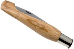 Nontron No. 25 Turning Ferrule, Olivewood, Clog Shape NN25OL Couteau De Poche -Couteaux Soldes Boutique NN25OL 04 nontron