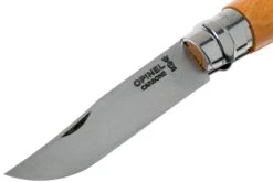 Opinel Couteau De Poche No.8 Gamme De Luxe Avec étui En Cuir, Acier Carbone -Couteaux Soldes Boutique OP000815 03 opinel v202004