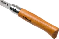 Opinel Couteau De Poche No.8 Gamme De Luxe Avec étui En Cuir, Acier Carbone -Couteaux Soldes Boutique OP000815 05 opinel v202004