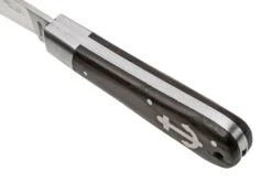 Otter Anchor Knife 172 ML Large Carbon, Smoked Oak, Stainless Anchor, Couteau De Poche -Couteaux Soldes Boutique OR172ML 07 otter