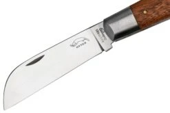 Otter Anchor Knife 173 R Large Stainless, Sapeli, Brass Anchor, Couteau De Poche -Couteaux Soldes Boutique OR173R 03 otter