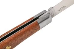 Otter Anchor Knife 173 R Large Stainless, Sapeli, Brass Anchor, Couteau De Poche -Couteaux Soldes Boutique OR173R 06 otter