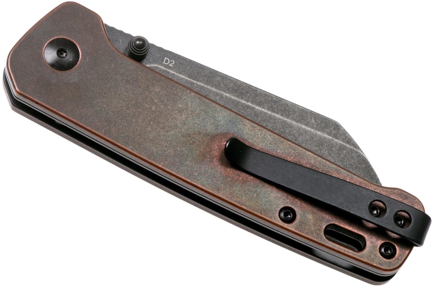 QSP Knife Penguin QS130-L Copper, Blackwashed, Couteau De Poche 6 QSP Knife Penguin QS130-L Copper, Blackwashed, Couteau De Poche – Image 4