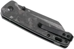 QSP Knife Penguin QS130-U Shredded Carbonfiber G10, Blackwashed, Couteau De Poche -Couteaux Soldes Boutique QS130 U 04 qsp knife