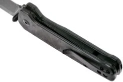 QSP Knife Penguin QS130-U Shredded Carbonfiber G10, Blackwashed, Couteau De Poche -Couteaux Soldes Boutique QS130 U 05 qsp knife