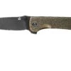 QSP Knife Hawk QS131-L Brass, Blackwashed Couteau De Poche