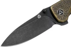 QSP Knife Hawk QS131-L Brass, Blackwashed Couteau De Poche -Couteaux Soldes Boutique QS131 L 03 qsp knife