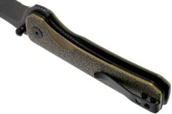 QSP Knife Hawk QS131-L Brass, Blackwashed Couteau De Poche -Couteaux Soldes Boutique QS131 L 05 qsp knife