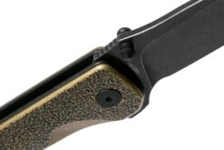 QSP Knife Hawk QS131-L Brass, Blackwashed Couteau De Poche -Couteaux Soldes Boutique QS131 L 06 qsp knife