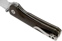 QSP Knife Hawk QS131-P1 Ebony Wood, Satin, Couteau De Poche -Couteaux Soldes Boutique QS131 P1 05 qsp knife