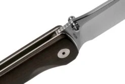 QSP Knife Hawk QS131-P1 Ebony Wood, Satin, Couteau De Poche -Couteaux Soldes Boutique QS131 P1 06 qsp knife