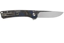 QSP Knife Osprey QS139-G1 Blue Shredded Carbonfiber, Satin, Couteau De Poche -Couteaux Soldes Boutique QS139 G1 02 qsp knife