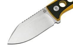 QSP Knife Canary QS141-A1 Stonewashed, Black Yellow G10, Couteau De Cou -Couteaux Soldes Boutique QS141 A1 03 qsp