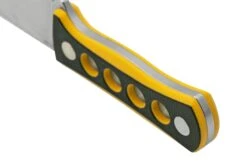 QSP Knife Canary QS141-A1 Stonewashed, Black Yellow G10, Couteau De Cou -Couteaux Soldes Boutique QS141 A1 04 qsp