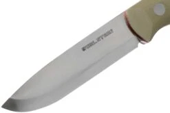Real Steel Bushcraft III Scandi 3726 Coyote Couteau Bushcraft -Couteaux Soldes Boutique RL3726 03 real steel knives