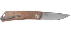 Real Steel Luna Premium II M390, Natural Micarta 7007P Knivesandtools Exclusive Couteau De Poche Slipjoint -Couteaux Soldes Boutique RL7007P 02 real steel kato