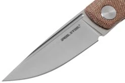 Real Steel Luna Premium II M390, Natural Micarta 7007P Knivesandtools Exclusive Couteau De Poche Slipjoint -Couteaux Soldes Boutique RL7007P 03 real steel kato