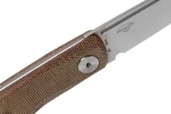 Real Steel Luna Premium II M390, Natural Micarta 7007P Knivesandtools Exclusive Couteau De Poche Slipjoint -Couteaux Soldes Boutique RL7007P 06 real steel kato