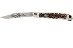 Robert Klaas US Trapper 95mm Real Stag 412-1-251-TRS Couteau De Poche
