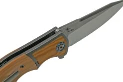 Reate Mini Crossroads M390, White Micarta MCR-WHM Couteau De Poche, Kirby Lambert Design -Couteaux Soldes Boutique RT MCR WHM 07 reate