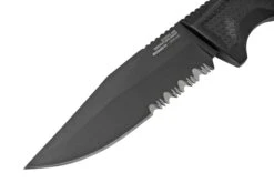 SOG Recondo FX, Black, Partially Serrated 17-22-02-57 Couteau Fixe -Couteaux Soldes Boutique SOG 17 22 02 57 03 sog