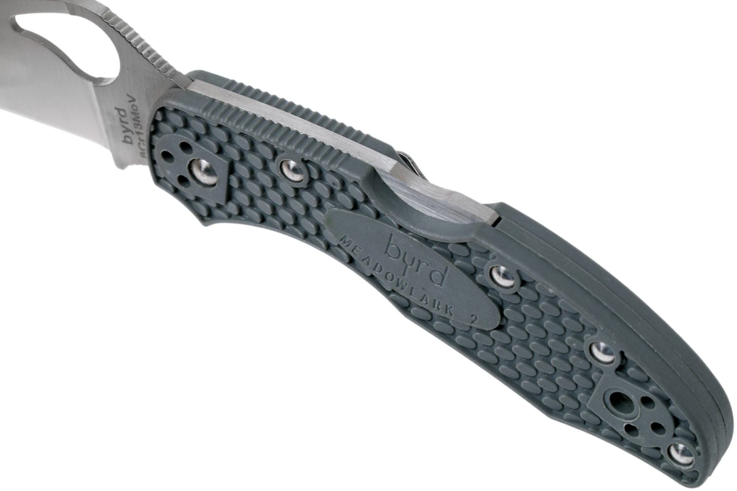Spyderco Byrd Meadowlark 2 Gris BY04PGY2 Couteau De Poche 9 Spyderco Byrd Meadowlark 2 Gris BY04PGY2 Couteau De Poche – Image 7
