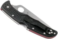 Spyderco Endura 4 Thin Red Line C10FPSBKRD Couteau De Poche Partiellement Dentelé -Couteaux Soldes Boutique SPC10FPSBKRD 04 spyderco