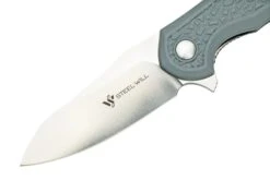 Steel Will Modus F25M-14 Grey FRN, D2 Blade, Couteau De Poche -Couteaux Soldes Boutique SWK F25M 14 03 steelwill